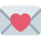 Love Letter emoji on Twitter